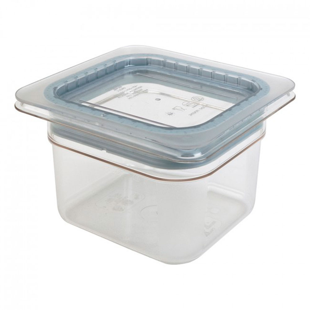 Tapa hermÌ©tica azafate de 1/6 policarbonato transparente Cambro