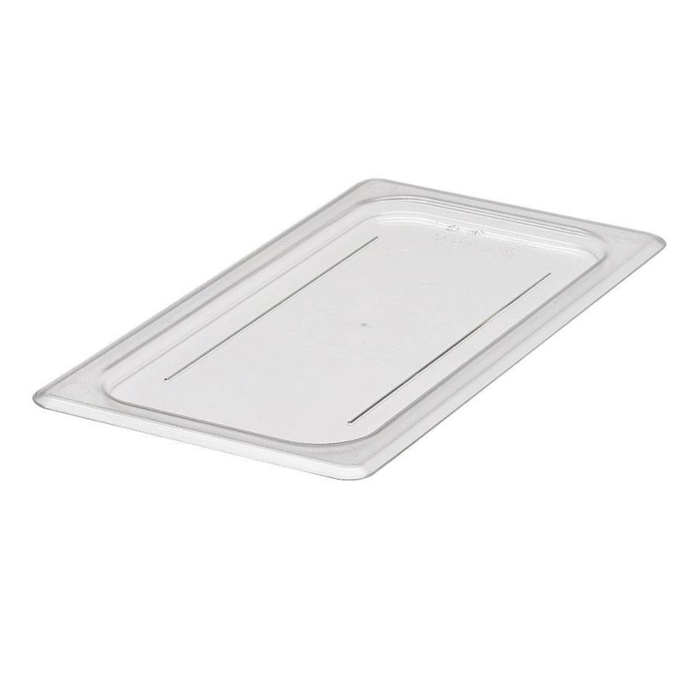 Tapa plana azafate de 1/3 policarbonato transparente Cambro