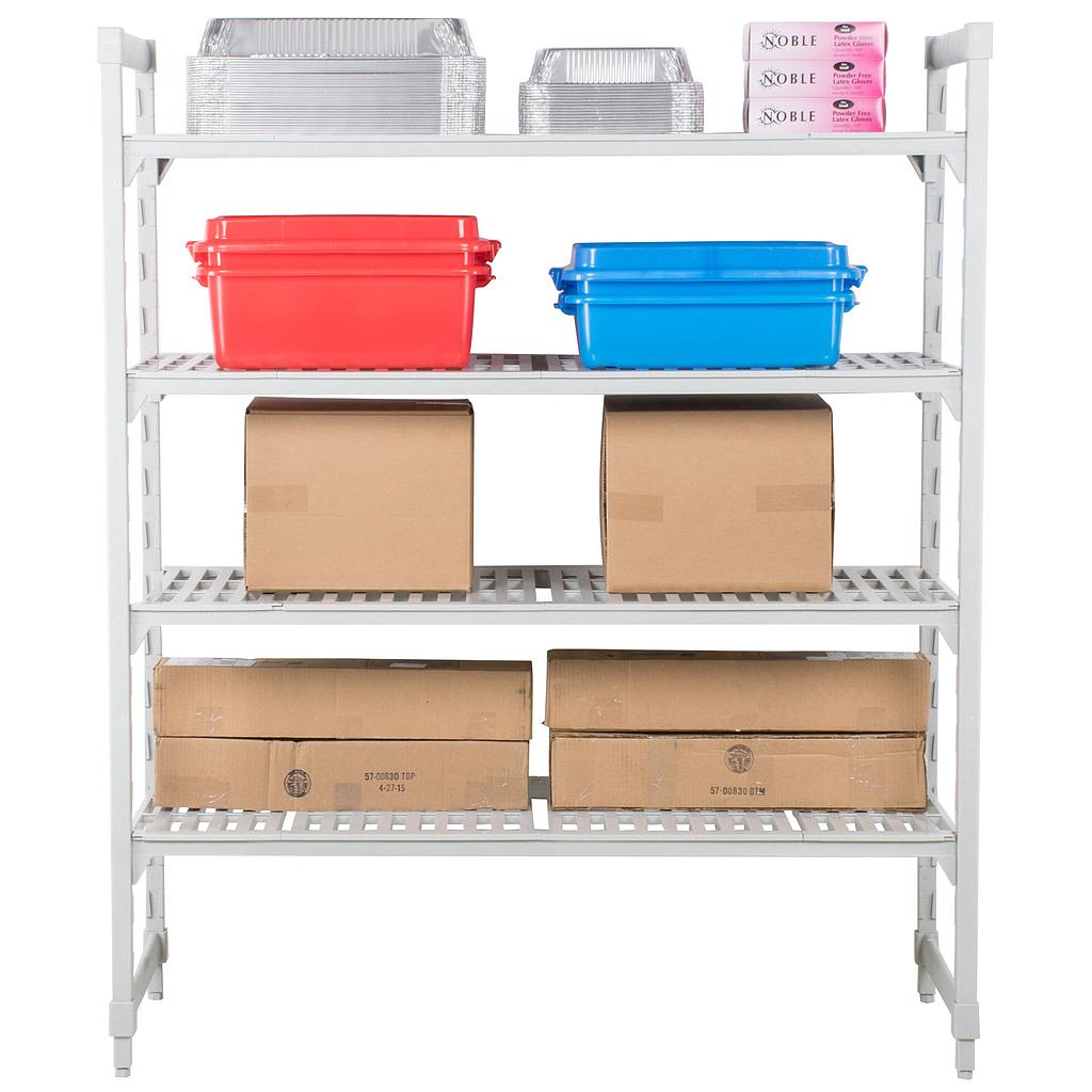 Unidad inicial ventilada 4 estantes premium camshelving 1.83x1.07cm prf 46cm Cambro