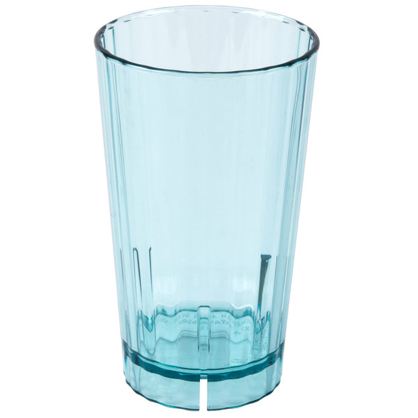 Vaso Huntington policarbonato 10 oz azul celeste Cambro