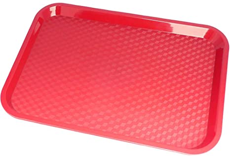 Bandeja servicio 26.5 x 34.5cm polipropileno rojo Cambro