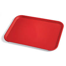 Bandeja servicio 30 x 41cm polipropileno rojo Cambro