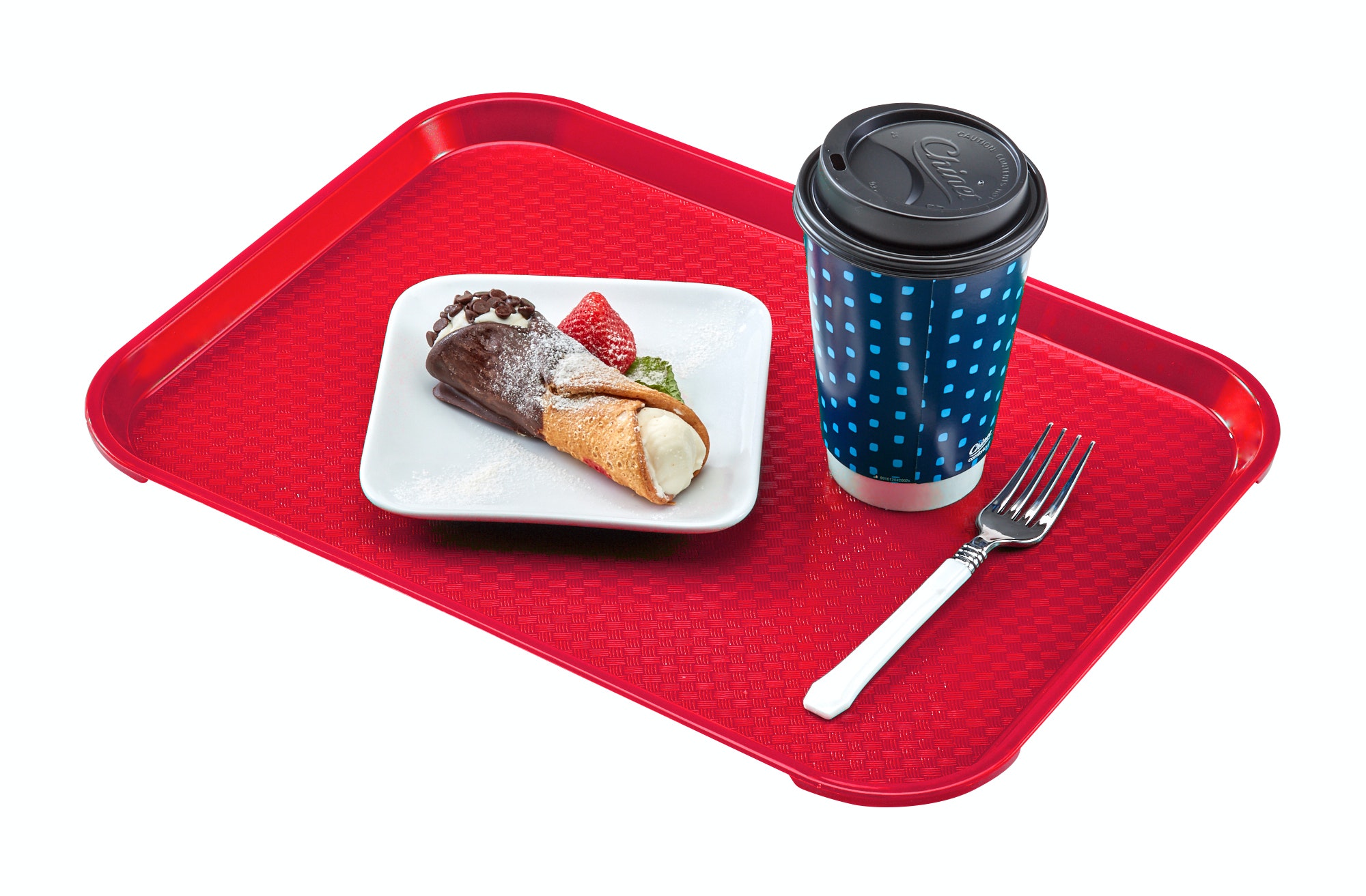 Bandeja servicio 30 x 41cm polipropileno rojo Cambro