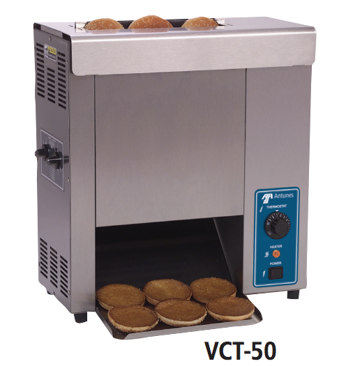 Tostador vertical de pan 25 segundos de contacto (VCT-25) 120/60/1 - Antunes