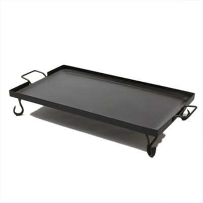 Plancha de hierro forjado de tama–o completo con soporte - American Metal Craft