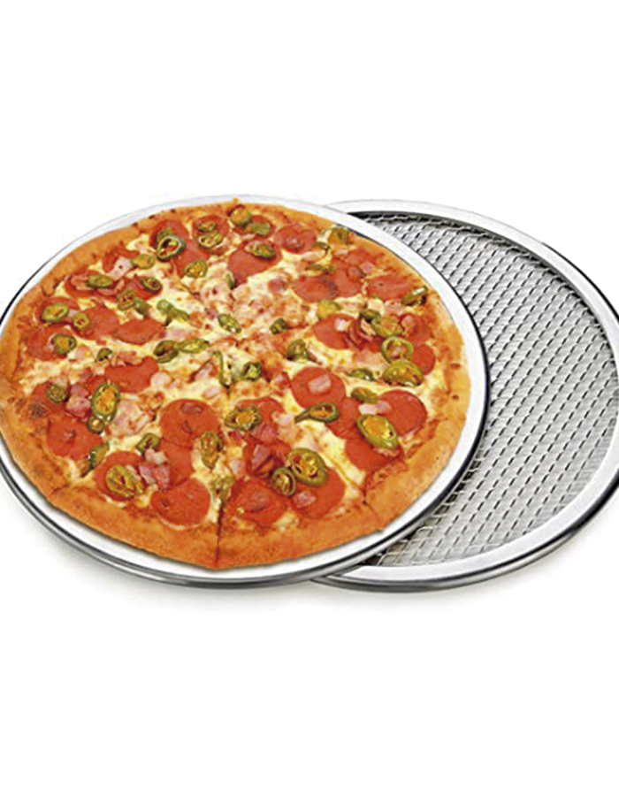 Monstrate Malla plana de aluminio Pantalla para pizza Horno