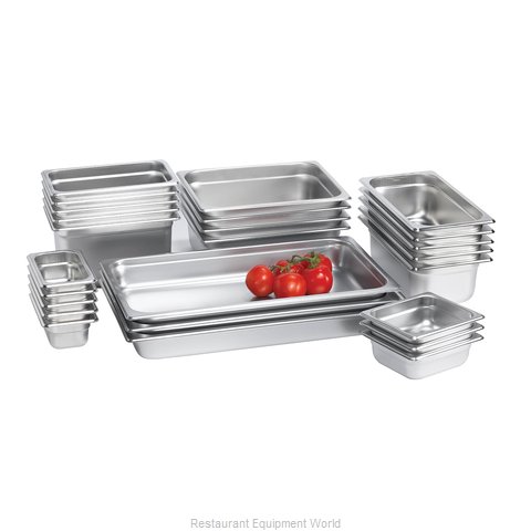 Recipiente acero inox 1/4  10 cm prof ( azafate) Browne