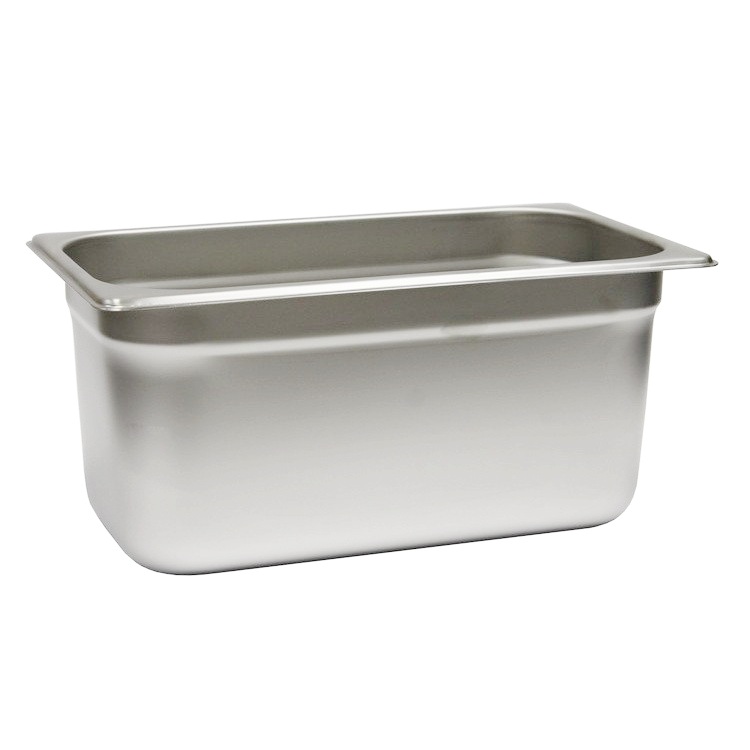 Recipiente para mesas de vapor 6.0 lt inox 1/3 17,6 cm X 32,5 cm ( Azafate) Browne Halco