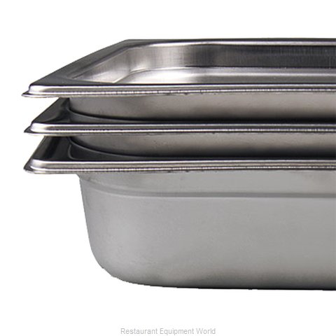 Recipiente para mesas de vapor 6.0 lt inox 1/3 17,6 cm X 32,5 cm ( Azafate) Browne Halco