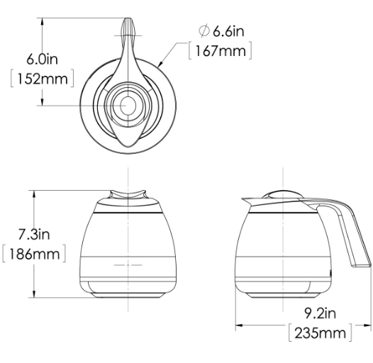 Jarra térmica de 1.9 litros - Bunn