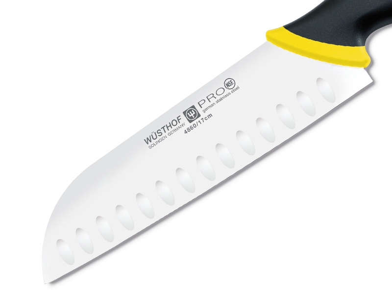 Cuchillo Santoku 17 cm amarillo - Wusthof