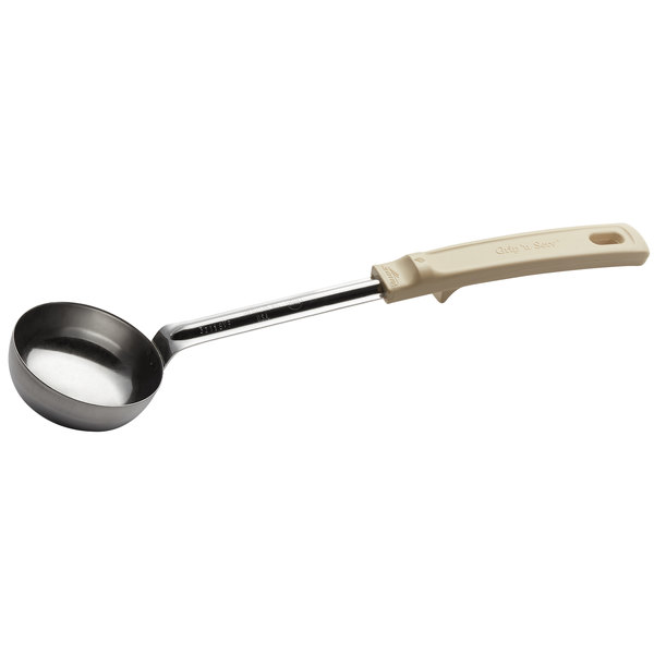 Cucharon porcionar redondo beige 3 oz Vollrath