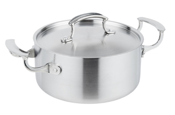 Cacerola con asas y tapa 2.8 lt inox Vollrath