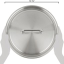 Tapa 32 cm para olla 47733 inox Vollrath