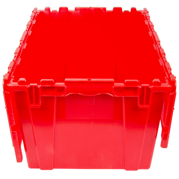 Caja porta samovar tapa segura plastico rojo Vollrath