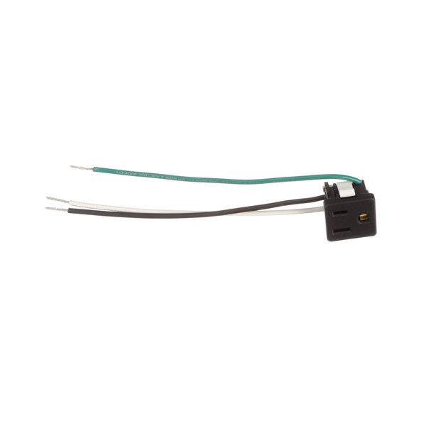 Receptacle, 3way Blk - True