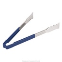 Pinza utilitaria mango azul antimicrobial 30.5 cm inox Vollrath