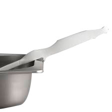 Cucharon porcionador ovalado 3 oz nylon blanco Vollrath