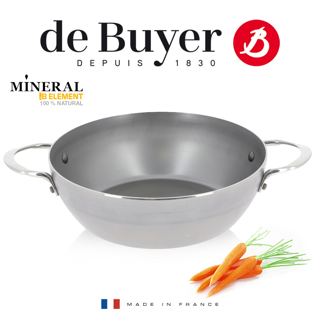 Sarten campesina alto 2 asas-mineral B  De Buyer