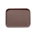 Bandeja antideslizante rectangular 27 x 35 cm fibra vidrio bronce - Cambro USA