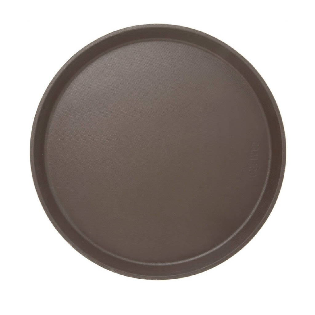 Bandeja antideslizante redonda bronceado 35.5 cm - Cambro China