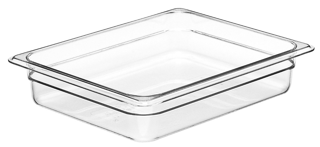 Azafate policarbonato transparente GN 1/2, capacidad 3.9 lt - Cambro
