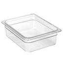 Azafate policarbonato transparente GN 1/2, capacidad 5.9 lt (26,5x32,5x10 cm) - Cambro