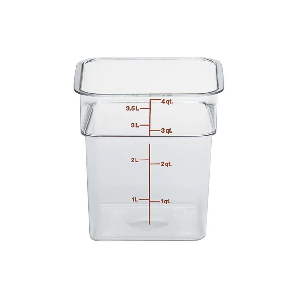 Recipiente cuadrado 3.8lts. - Cambro China