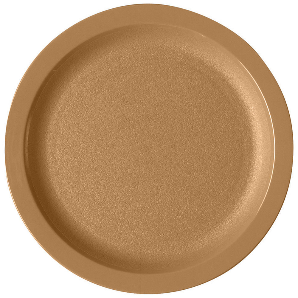 Plato policarbonato borde delgado 21cm beige-Cambro USA