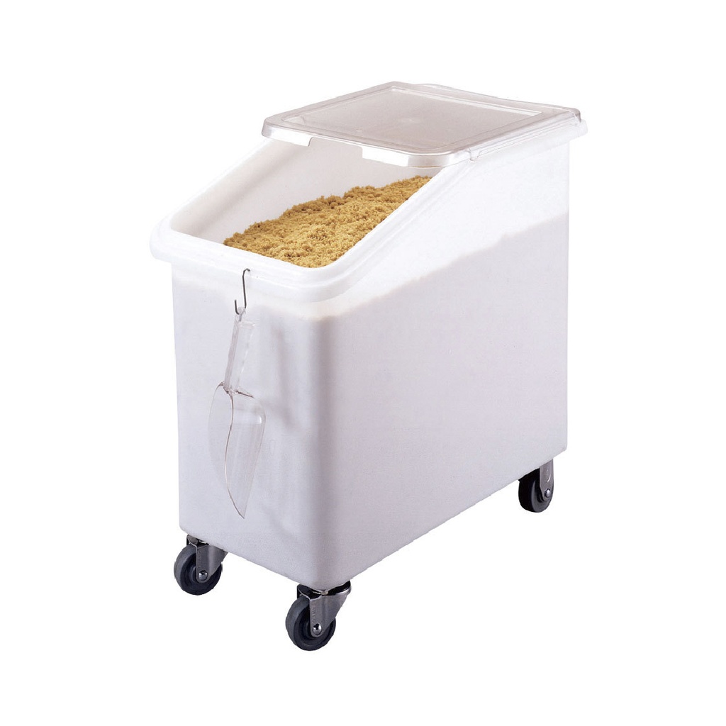 Carro almacenar ingredientes tapa deslizable 102lts. 42 x 75x 71cm blanco - Cambro India