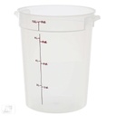 Recipiente redondo 7.6lts. polietileno blanco - Cambro USA