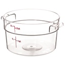 Recipiente redondo 1.9lts policarbonato transparente - Cambro