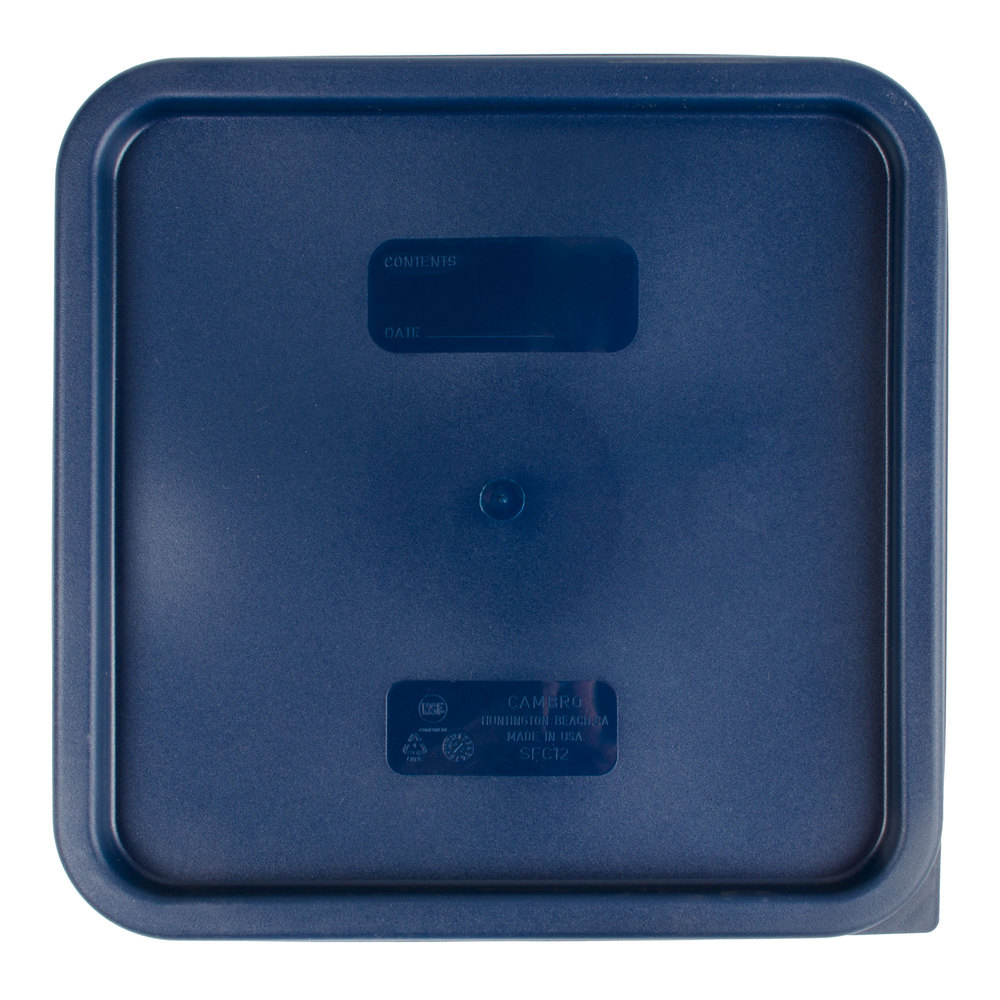 Tapa para los recipientes cuadrados 11, 17 y 20 lt azul-Cambro China