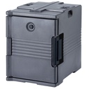 Transportador isotermico carga frontal 63.5 x 45.7 x 63.5cm gris - Cambro