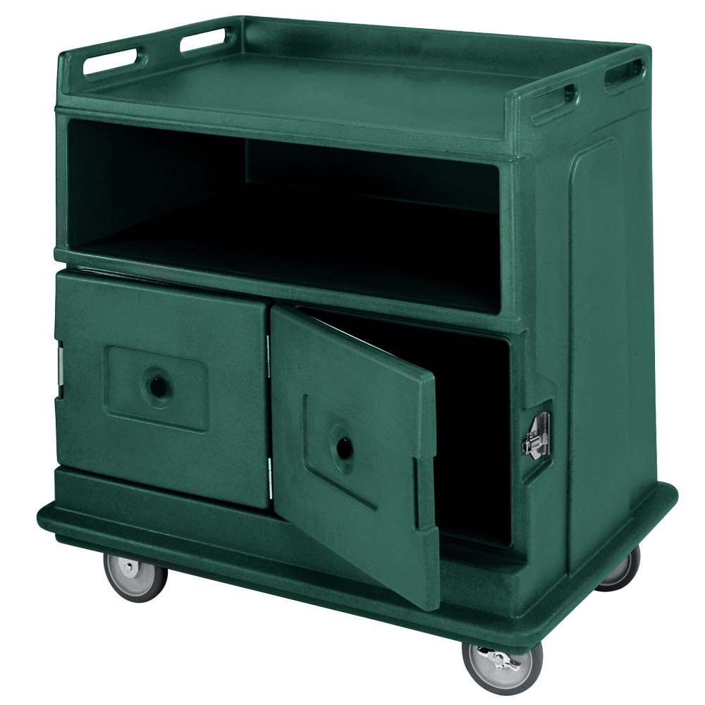 Carro para servicio bebidas 1.13 x 76 x 1.12cm verde granito - Cambro USA