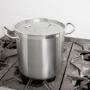 Olla con tapa 10 lts optio en acero inoxidable - Vollrath