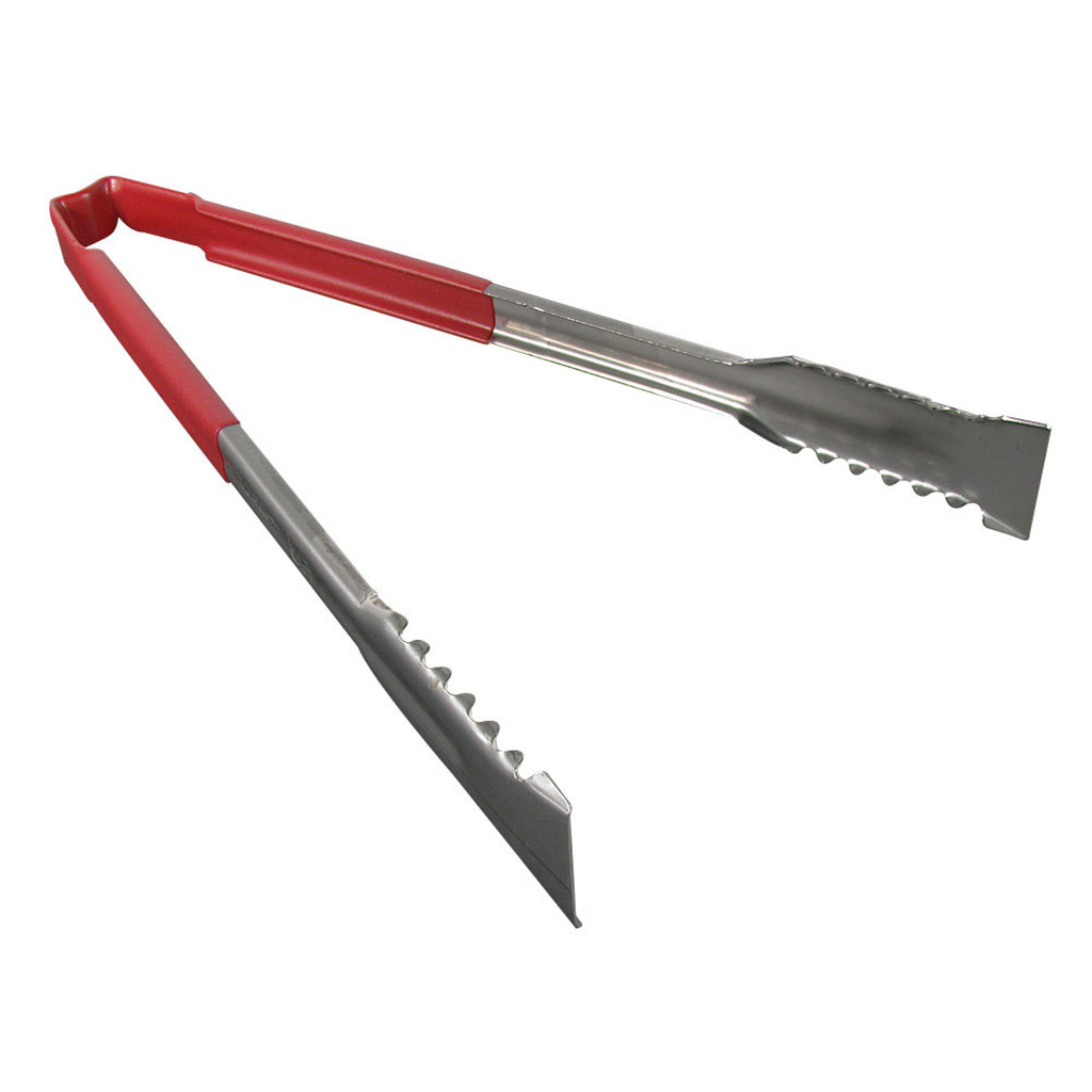 Pinza utilitaria mango rojo antimicrobial 30.1 cm inox - Vollrath