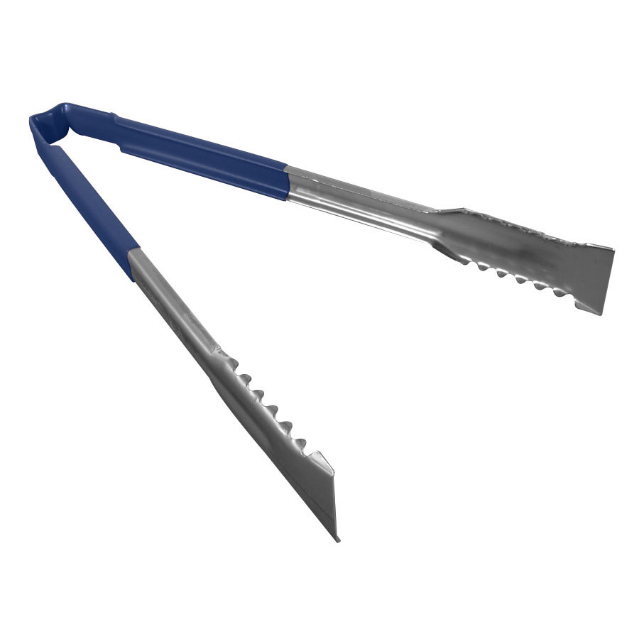 Pinza utilitaria mango azul antimicrobial 30.5 cm inox - Vollrath