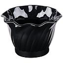 Plato hondo remolino, capacidad 5 oz, color negro - Cambro