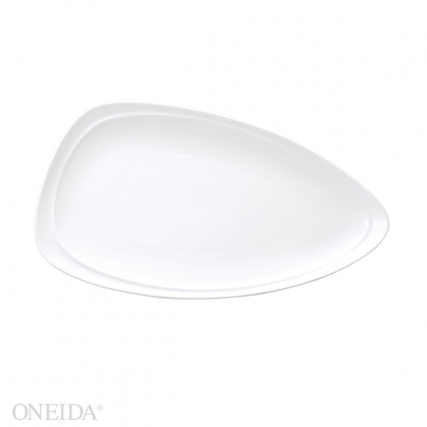 Plato Triangular de Porcelana Fina, 33.0 cm Mood - Oneida