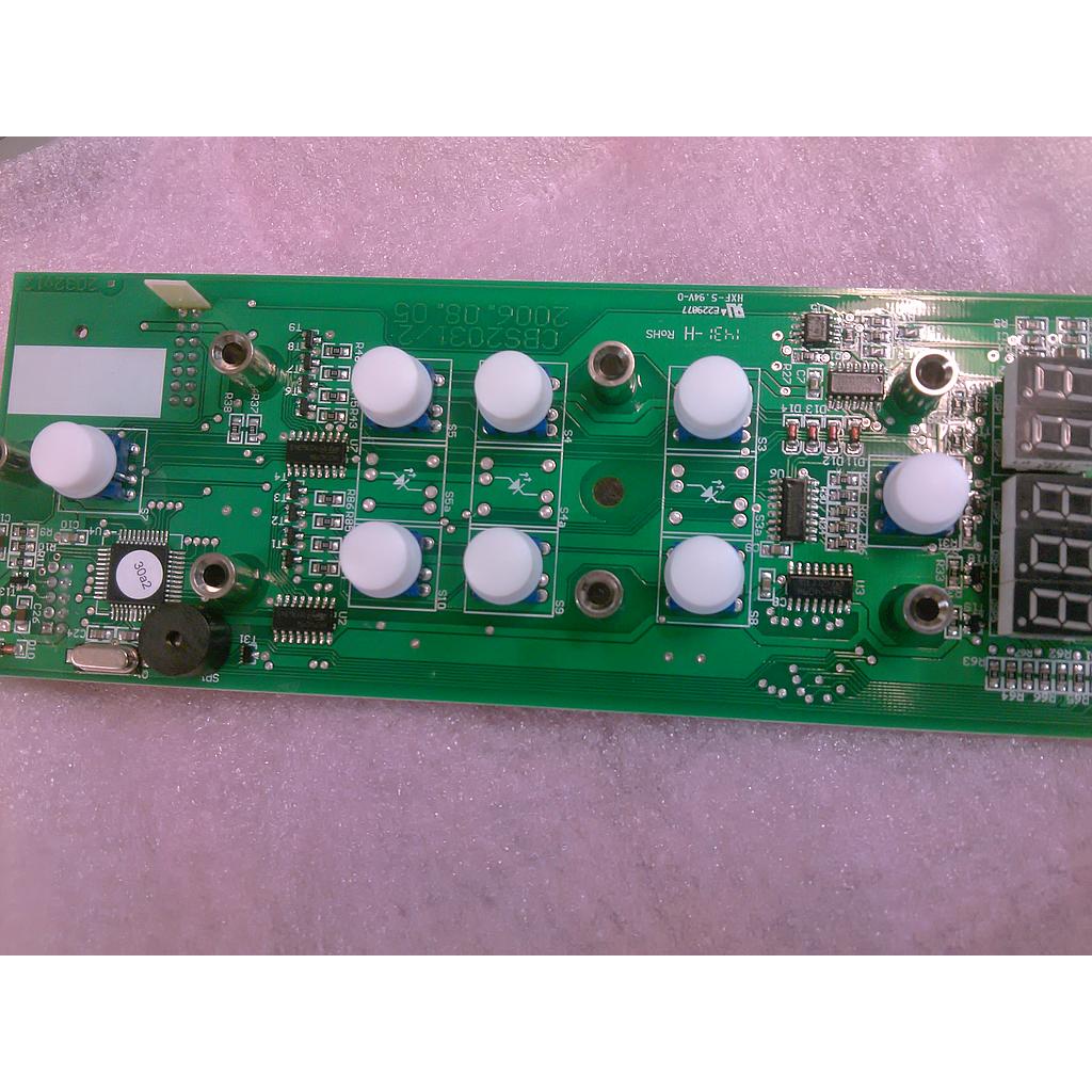 Assy 8 keys d2p board switching / contr.& soft - Fetco