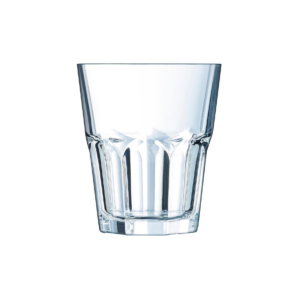 Vaso Rocas Granity de Vidrio Templado, 9 oz - 9.8x8.5 cm - Arcoroc