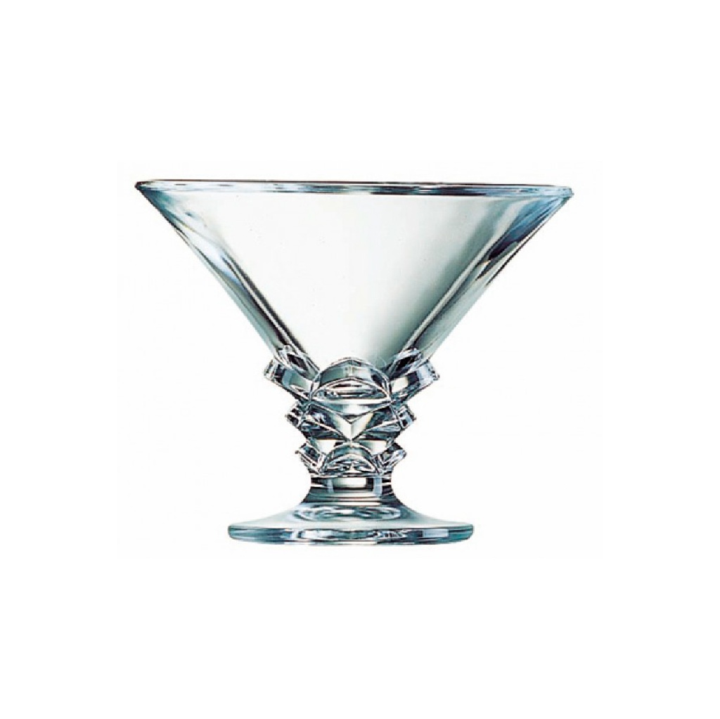 Copa Baja para Helado de Vidrio Templado Palmier 7 oz 10 x 12.7 cm - Arcoroc