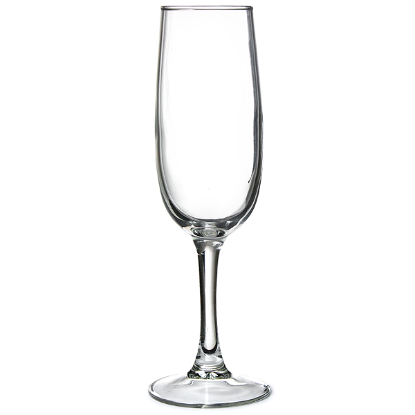 Copa Flauta de Vidrio Templado Elisa, 5 3/4 oz - 19.2 x 5.3 cm - Arcoroc