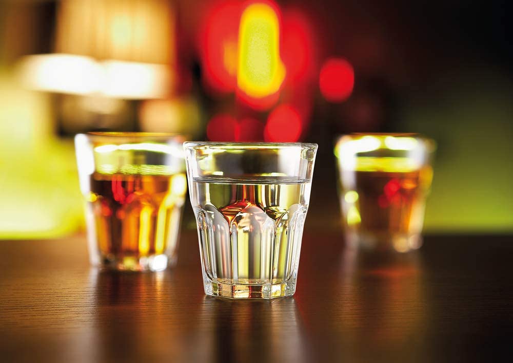 Vaso Shot de Vidrio Templado Granity, 1.5 oz - Arcoroc