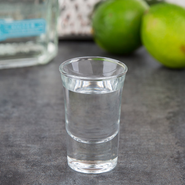 Vaso Hot Shot de Vidrio Templado, 1 oz - 7 x 4.5cm - Arcoroc