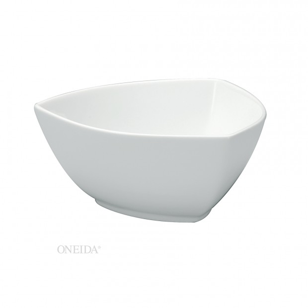 Taza triangular porcelana 1.5 lt - 20cm Blanco brillante  - Oneida