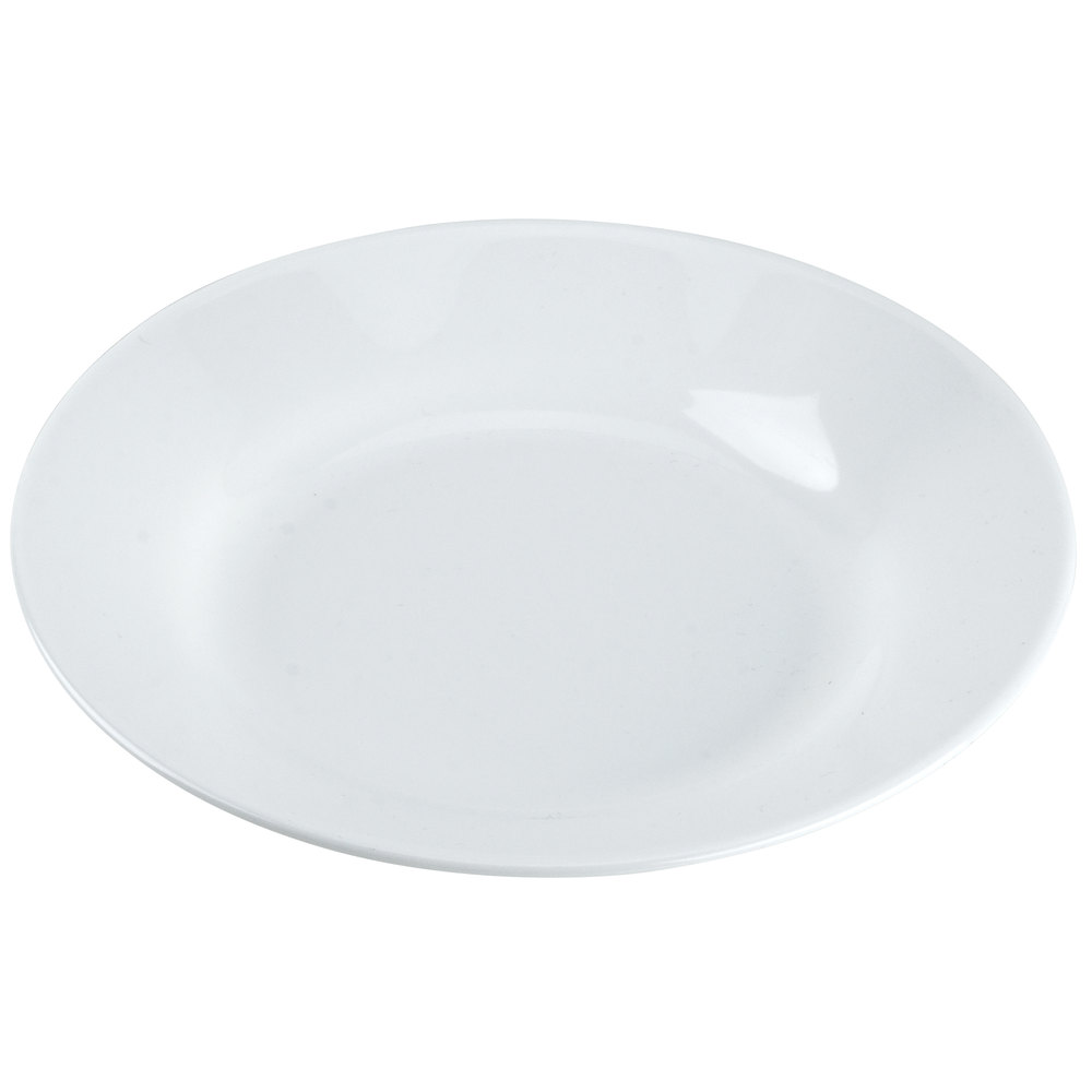 Plato Hondo Blanco de Vidrio Templado Restaurante, 23 1/4 oz - Arcoroc