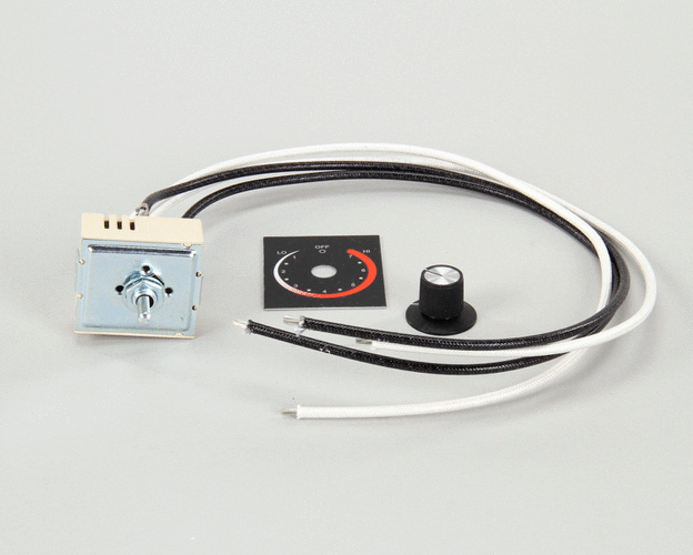Interruptor infinito con mando giratorio y etiqueta, 120 V - Hatco