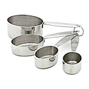 Set de 4 tazas medidoras en acero inoxidable - Cuisipro